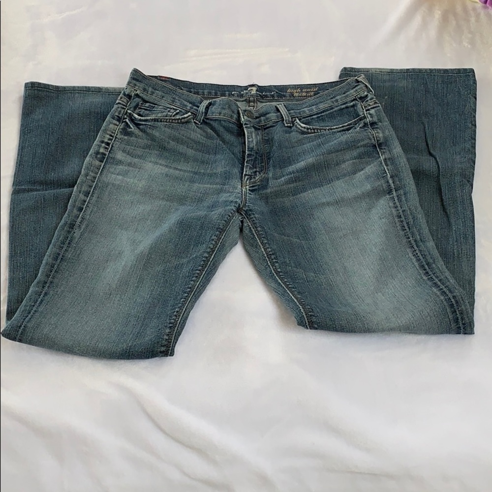 7 For all Mankind High Rise Denim ‼️ CLOSET CLEANOUT. ACCEPTING ALL OFFERS.
